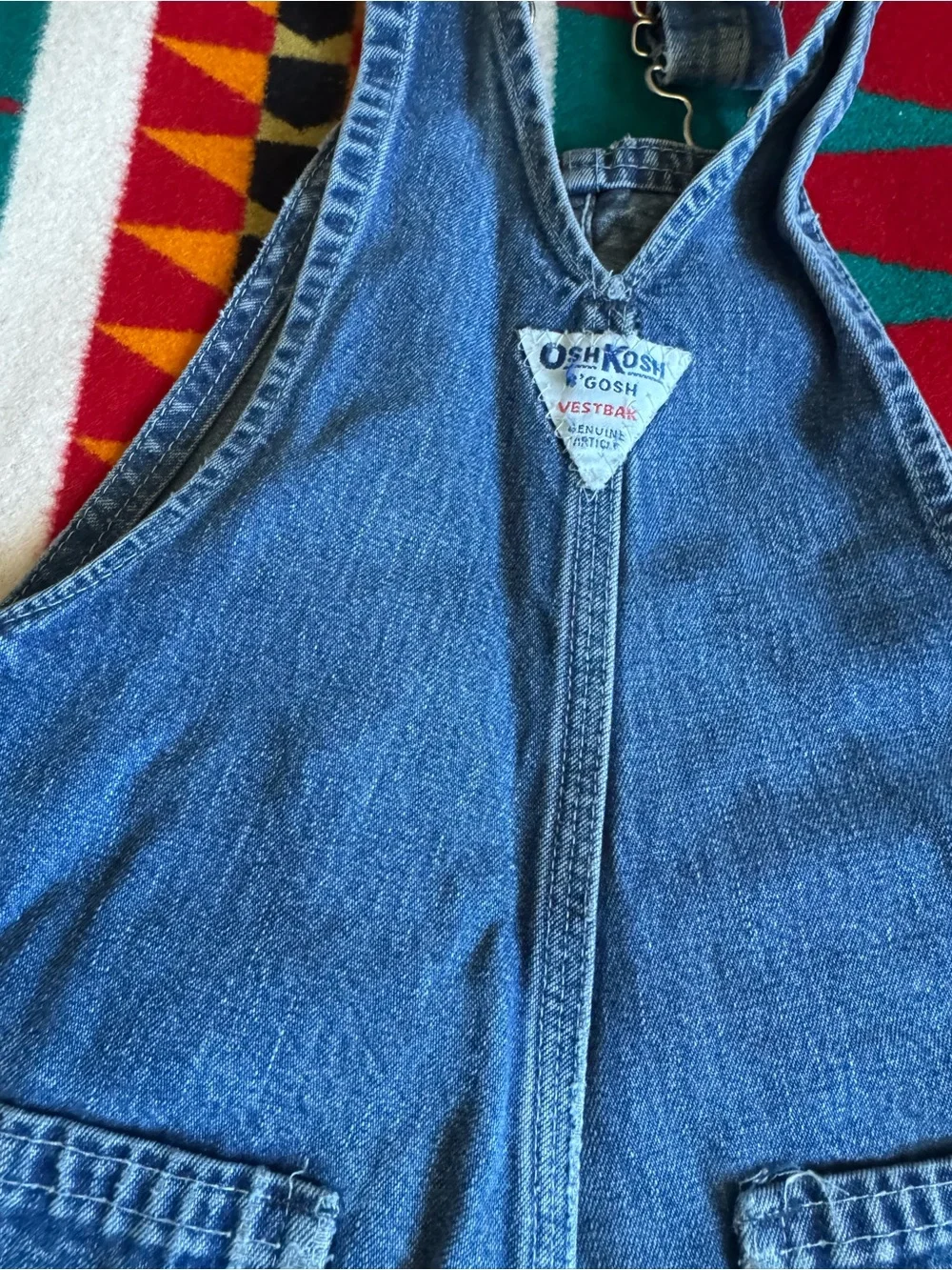 Vintage OshKosh B'gosh Classic Blue Denim Overalls